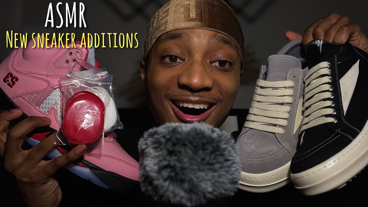 ASMR Shoe Collection: New Sneakers 👟🔥 (Whispers, Tapping & Scratching)