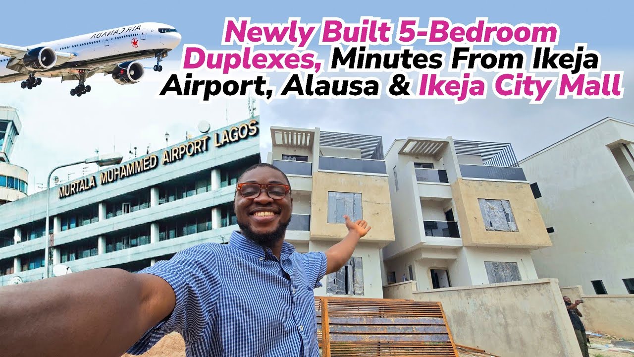From Ikeja Airport to Luxury | Discover This 5-Bedroom Duplex in Central Lagos