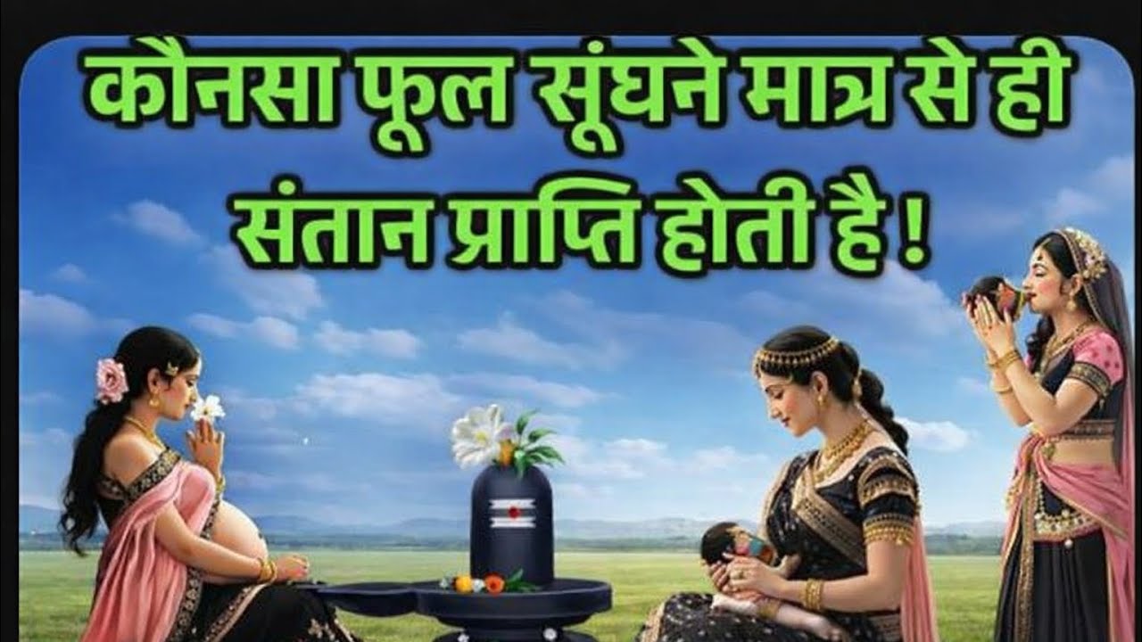 कौन सा फूल सूघने मात्र से ही संतान की प्राप्ति होती है #mahashivratri2026 special Har Har Mahadev🕉️