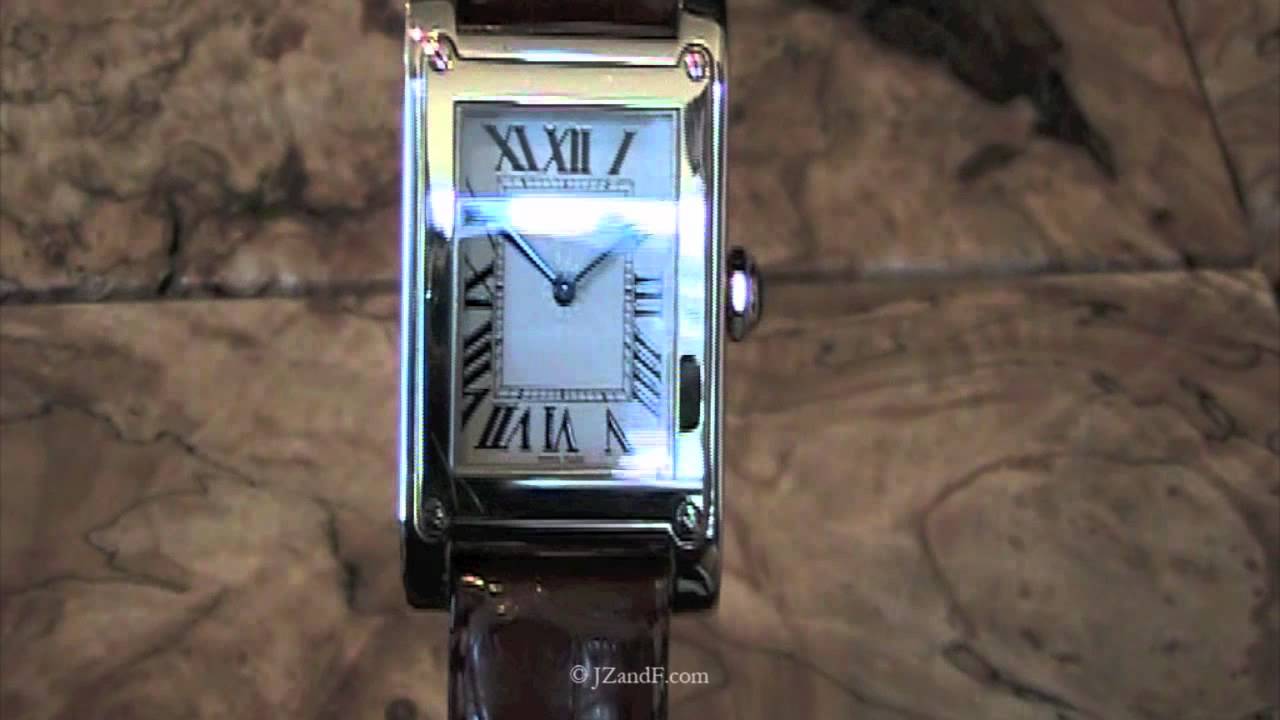 Cartier 18K Yellow Gold Tank a vis CPCP Collection Privee