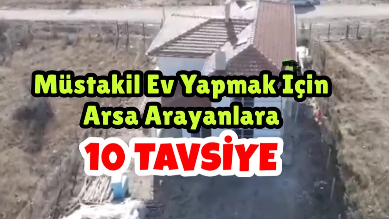 Müstakil Ev İçin Arsa Alacaklara 10 Tavsiye. Arsadan Önce Videoya Bakın. #arsa #gündem #sondakika