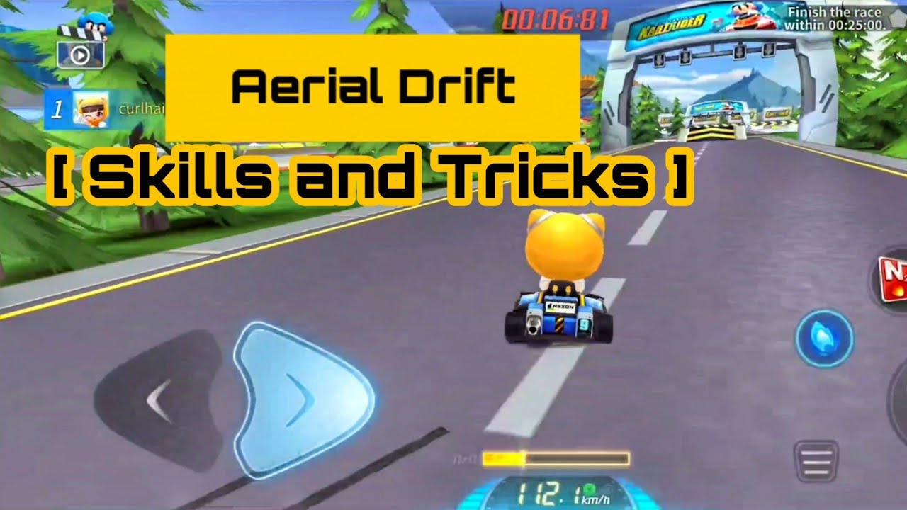kartrider Rush+ Aerial Drift[ Skills-Tricks ]Gameplay online