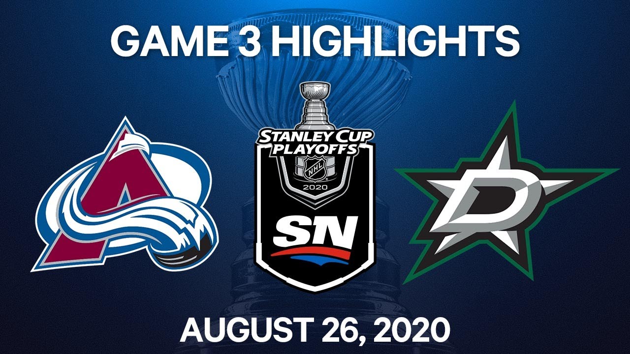 NHL Highlights | 2nd round, Game 3: Avalanche vs. Stars – Aug. 26, 2020