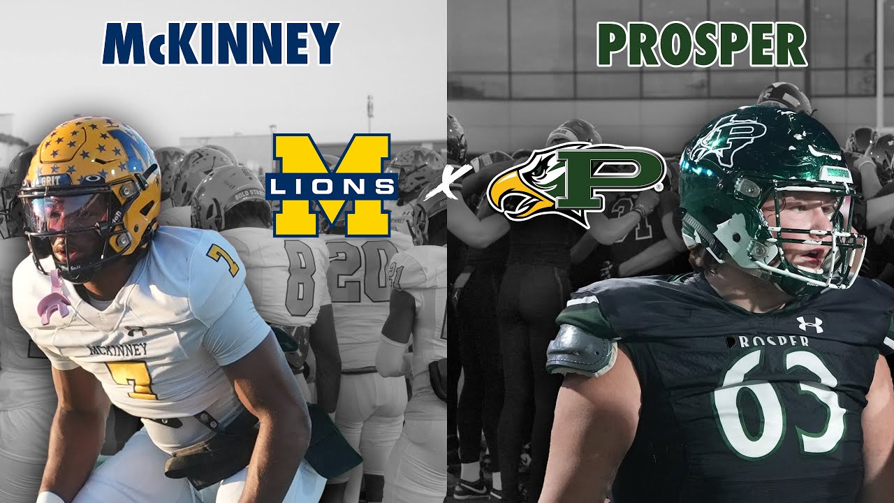 CROSSTOWN DFW POWERHOUSE DISTRICT PLAY McKinney vs #15 Prosper 2024 Texas High School Football