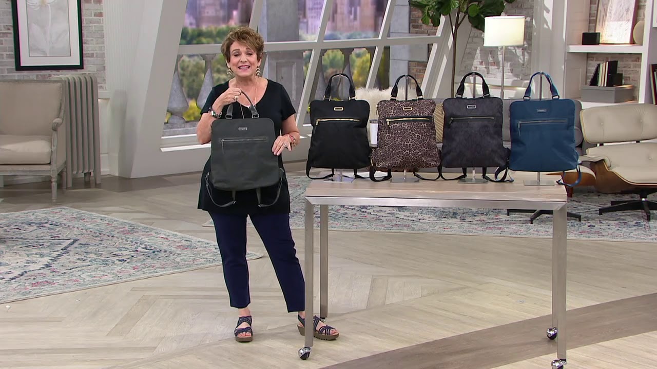 Baggallini Jessica Convertible Nylon Tote on QVC