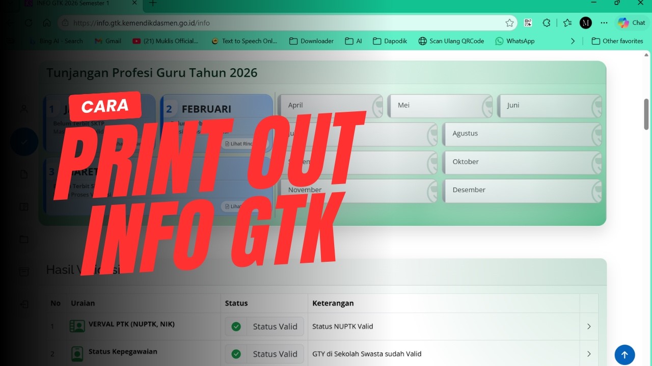 Cara Print Out Info GTK 2026