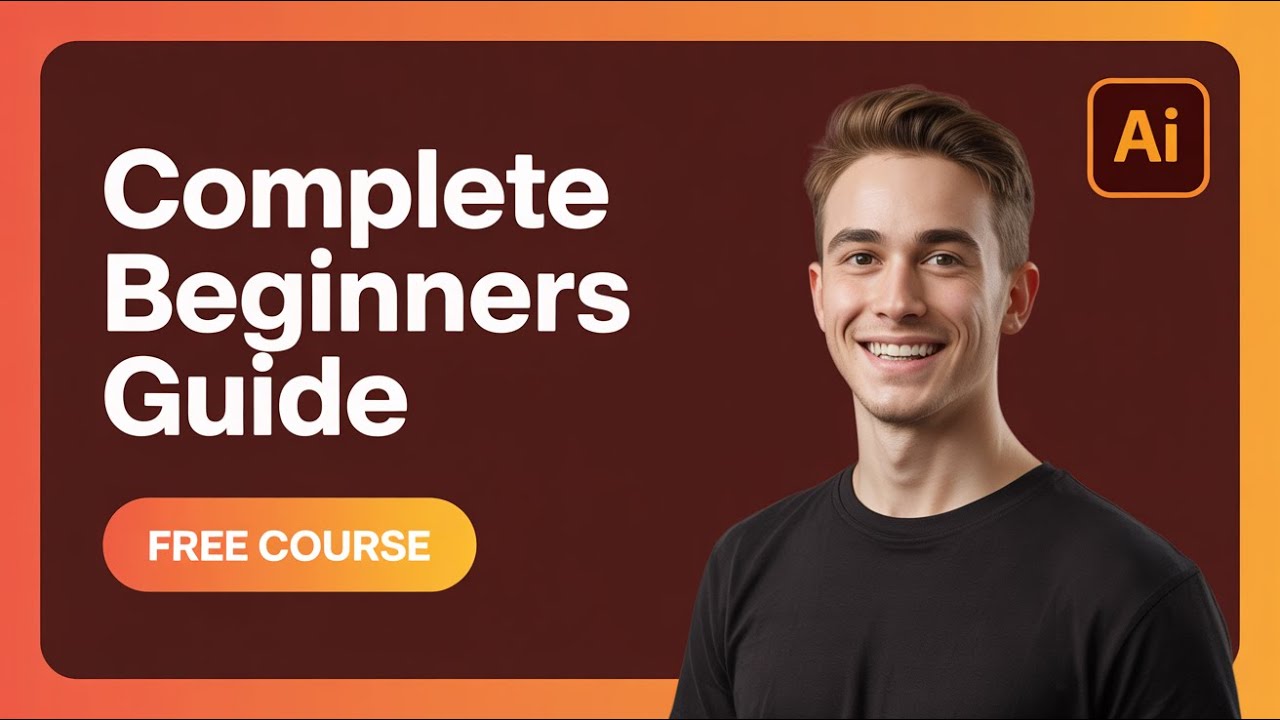 Adobe Illustrator for Beginners 2025: The Complete Step-by-Step Design Course