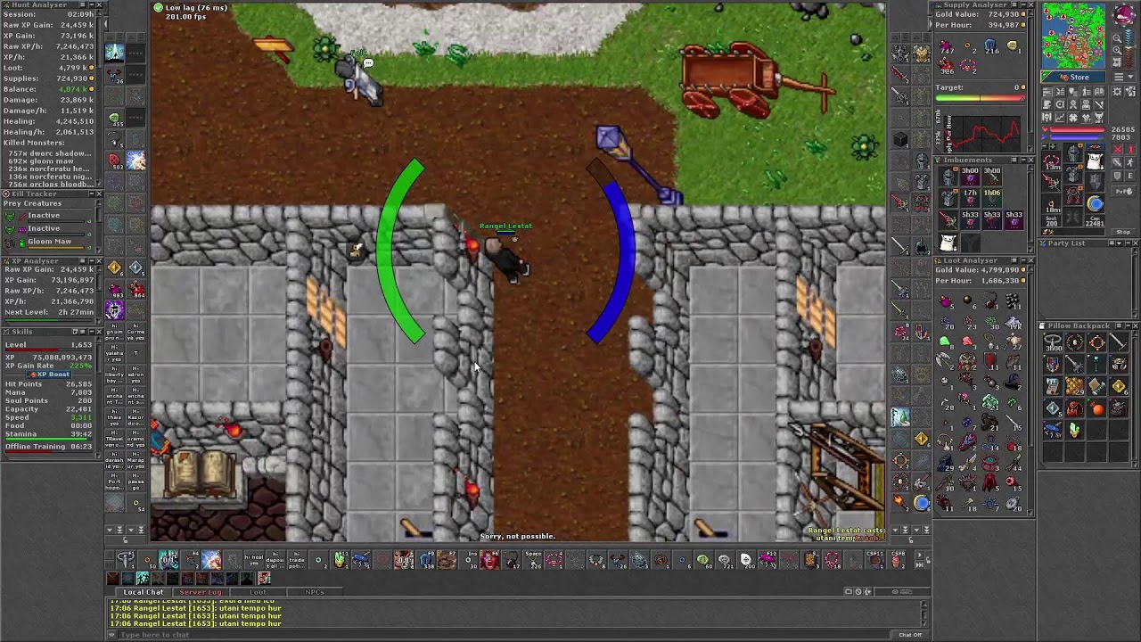 Tibia - Ek 2700 Top Ek Global - Bom Dia Amigões!!!! Essencias Hoje