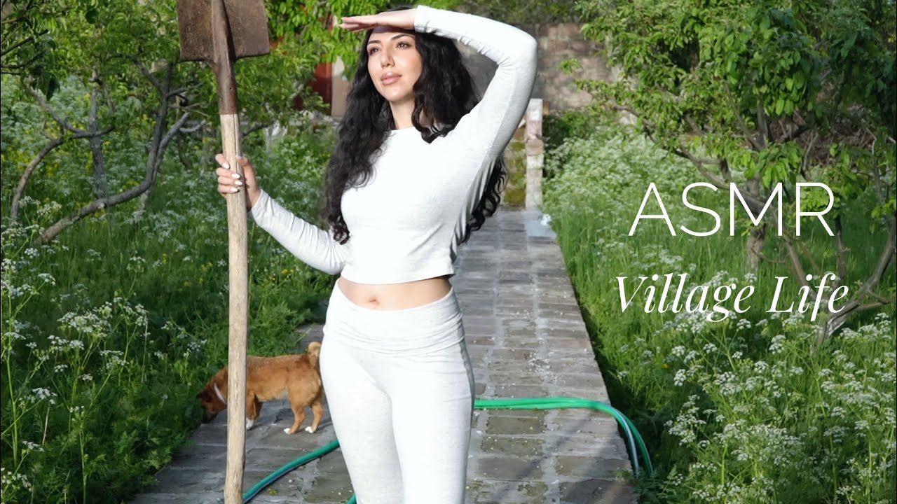 ASMR Moved to a Rural Village [ Ear to Ear Whisper ] [ Nature Sounds ]