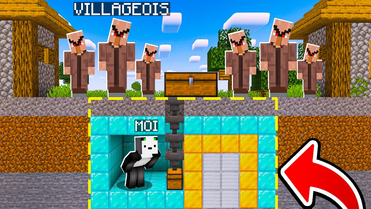 J’ai secrètement volé des VILLAGEOIS sur MINECRAFT