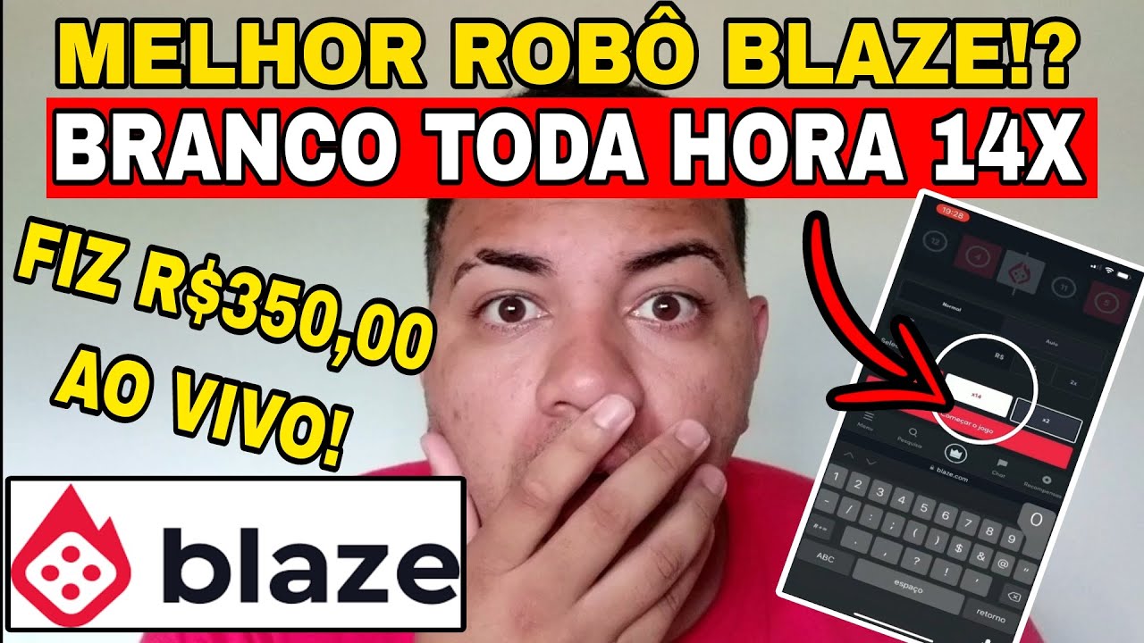 🔴REVELADO Melhor ROB&Ocirc; do BRANCO DOUBLE BLAZE! Rob&ocirc; do Branco Funciona? Como pegar s&oacute; Branco na Blaze