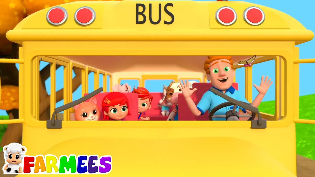 Farmees - Die Räder im Bus + weitere Sammlung von 3D-Reimen für Kinder