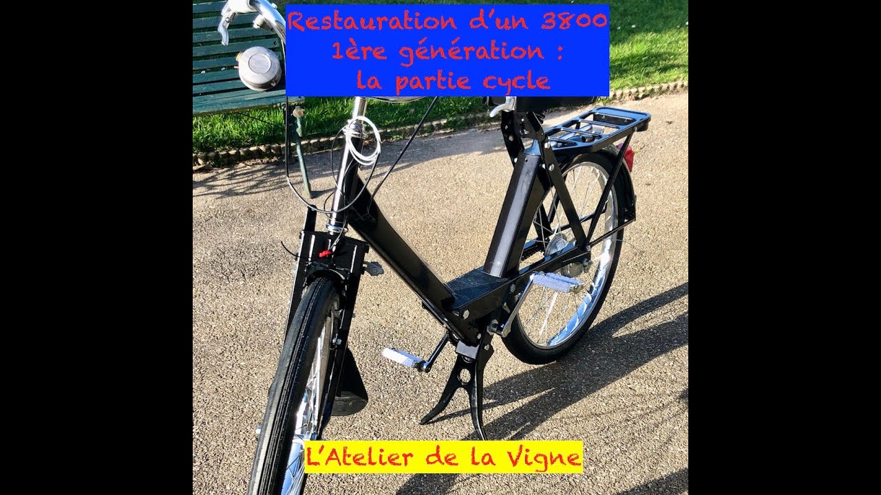 Restauration d'un Solex 3800 : la partie cycle