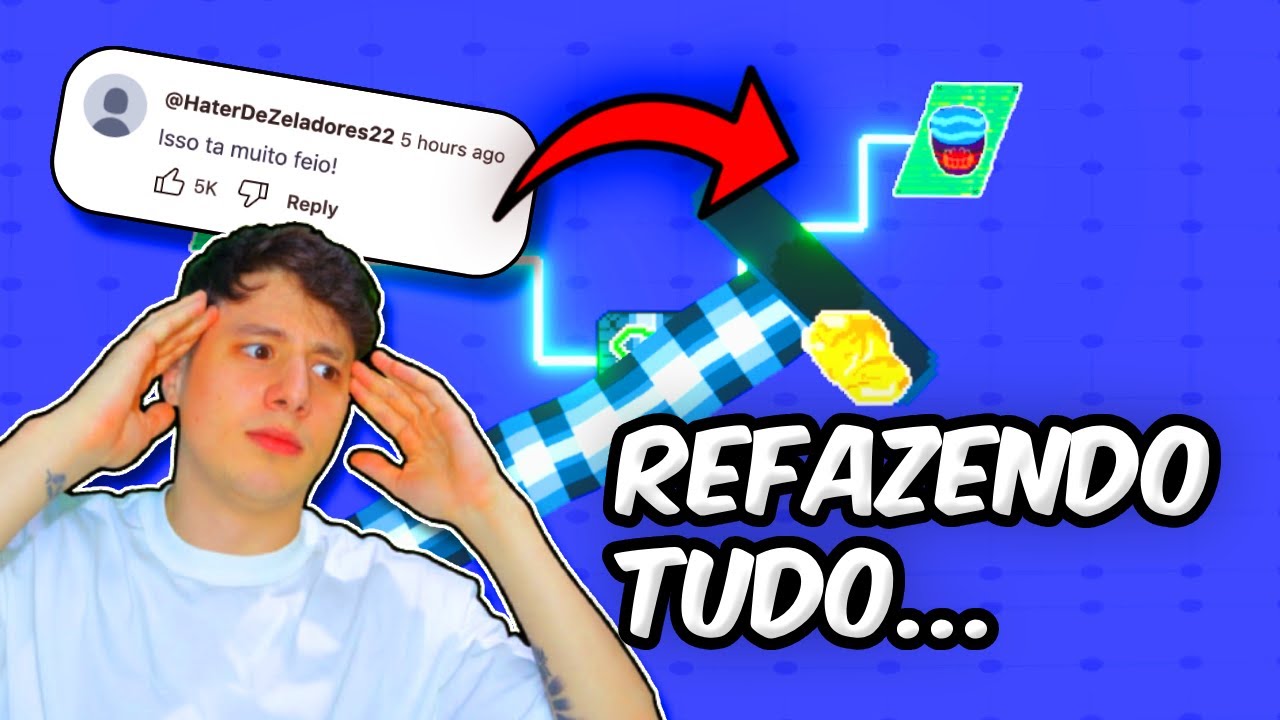 Eu ODIAVA isso no meu JOGO, então eu REFIZ tudo...