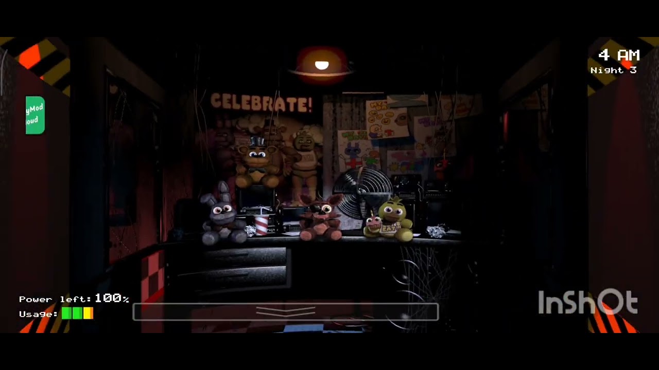 Fnaf 1 com bateria ilimitada