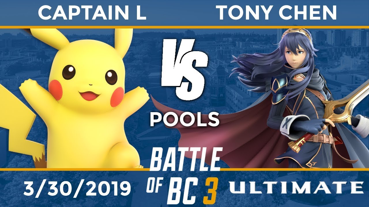 BoBC3: Pools - TGS|Captain L (Pikachu) vs Tony Chen (Lucina)