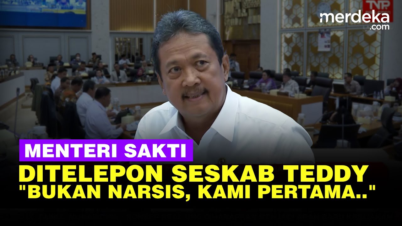 Menteri Sakti Jawab DPR, Ngaku Ditelepon Teddy Tembus Aceh Tamiang: Bukan Narsis...
