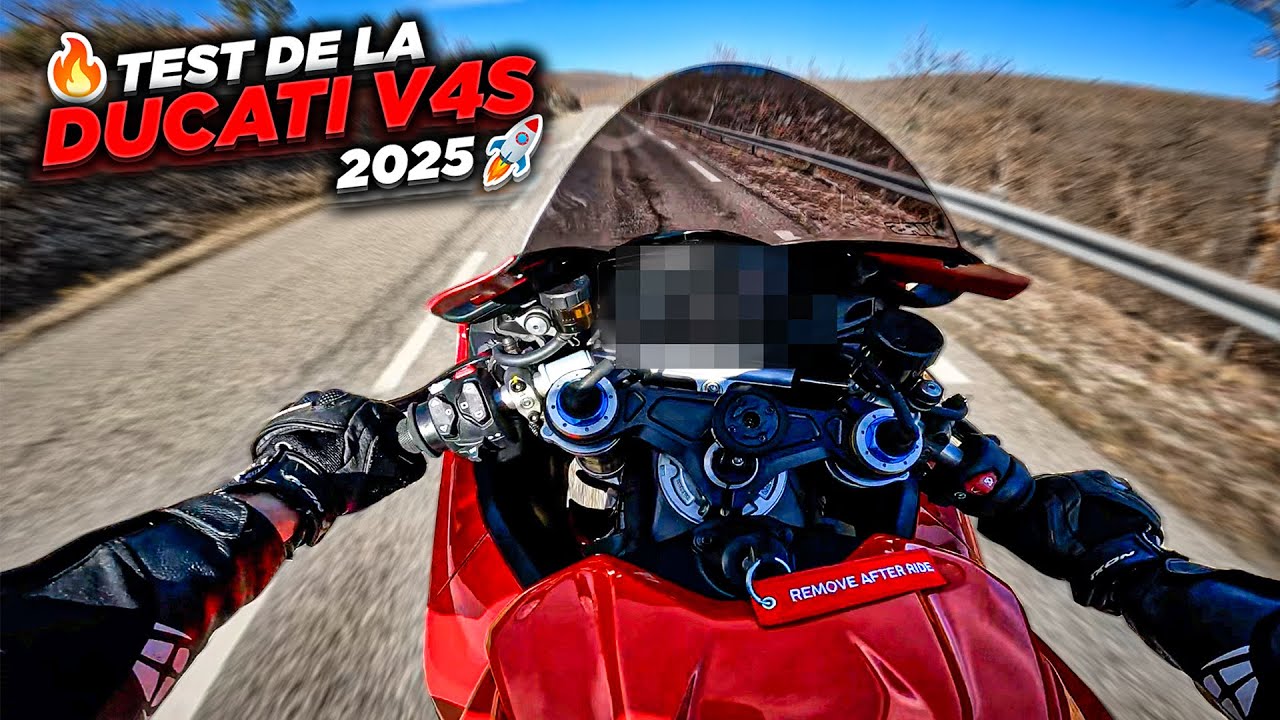 TEST DE LA DUCATI V4S 2025 🚀🔥 DINGUERIE DE 228 CV