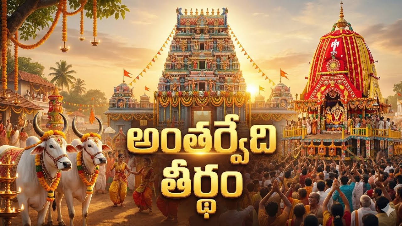 అంతర్వేది తీర్థం & రథోత్సవం | Antharvedi Lakshmi Narasimha Swamy Rathotsavam 2026