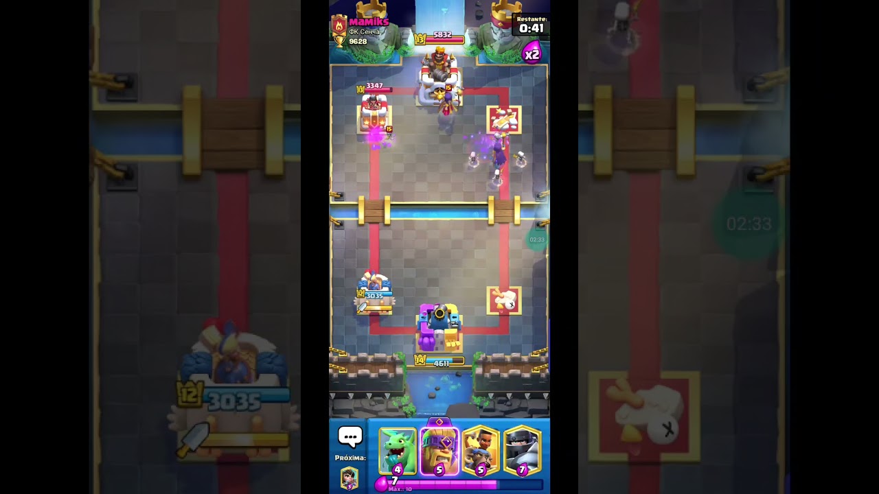 BATALHA 1 X 1 CLASH ROYALE 