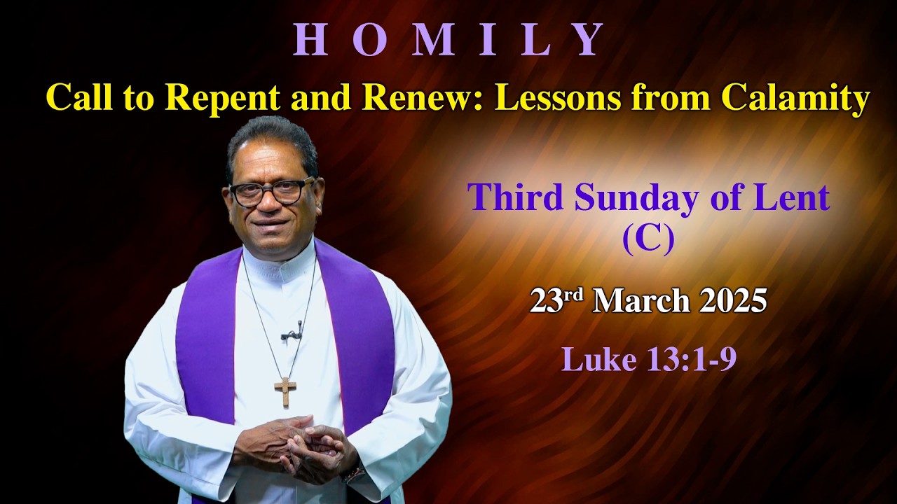 Call to Repent And Renew | Homily For 3rd Sunday Of Lent Year C (Luke 13:1-9)
