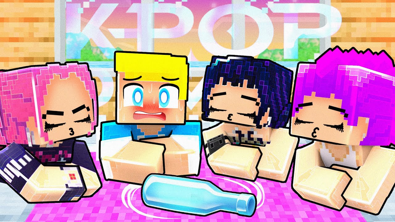 Gira la bottiglia con le K-POP DEMON HUNTERS su Minecraft!