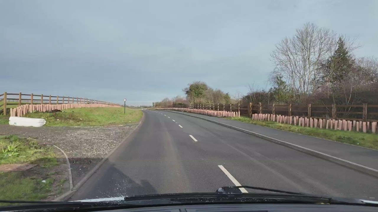 LIVE - Driving to Birmingham Airport UK
