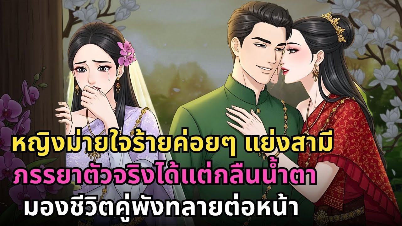 แม่ม่ายใจร้ายแย่งสามีคนอื่น ทิ้งภรรยาตัวจริงได้แต่กลืนน้ำตา มองชีวิตคู่พังทลาย!