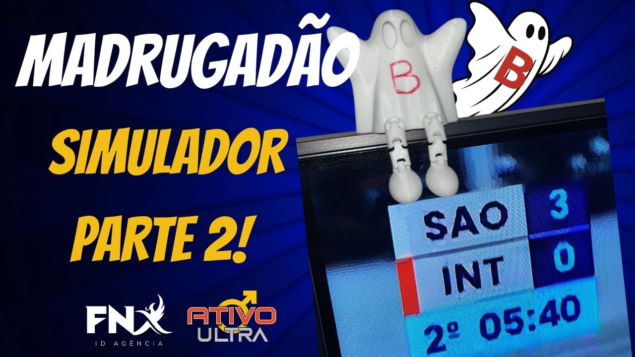 MADRUGAD&Atilde;O AO VIVO! #189 - DI&Aacute;RIO DE UM SECADOR!  | BORA SIMULAR A &Uacute;LTIMA RODADA!   #gremio