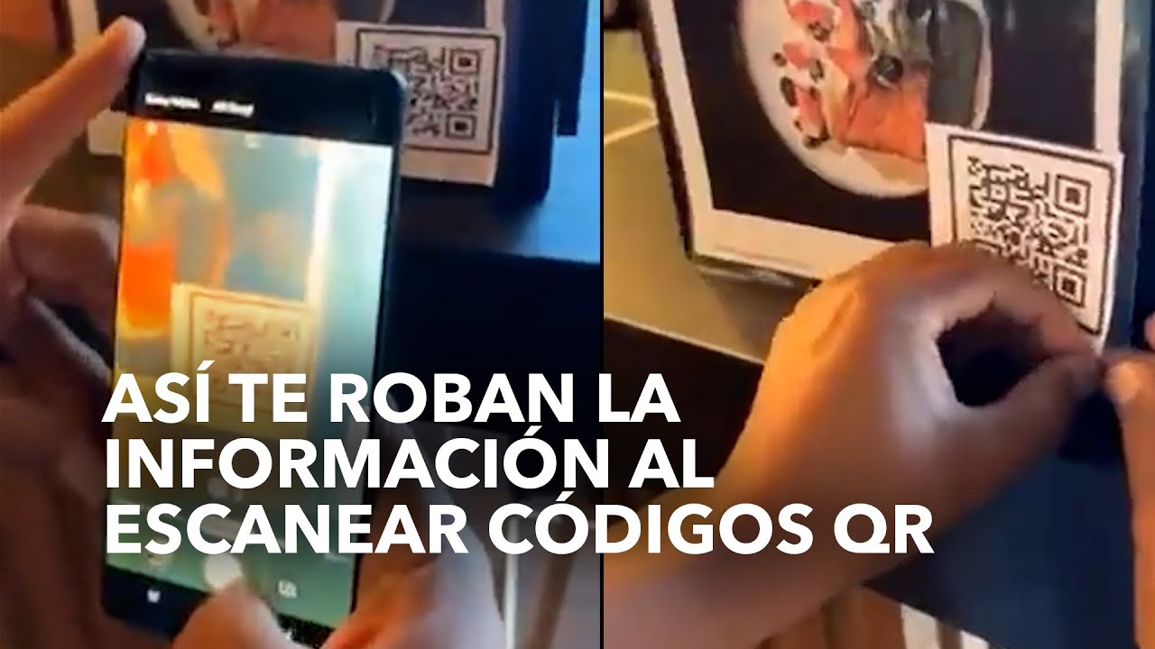 Así te roban la información al escanear códigos QR