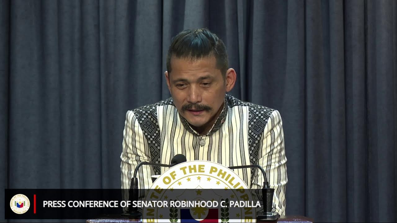 Press Conference of Senator Robinhood C. Padilla (May 22, 2024)