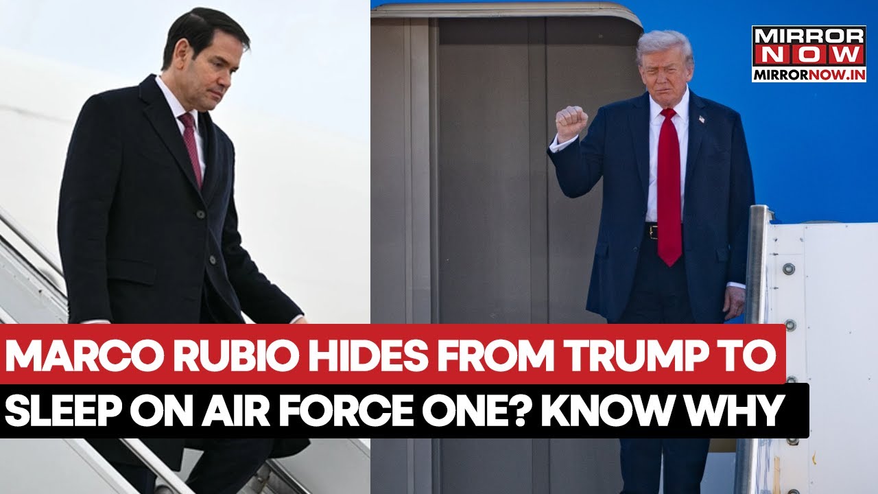 Marco Rubio Admits Hiding From Trump To Nap On Air Force One: 'I Look Like A Mummy'