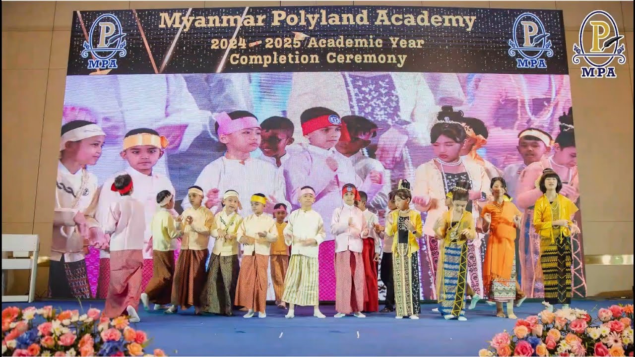🎉 Year 4 Students' Rakhine Traditional Dance Performance | 2024-2025 AY🎉
