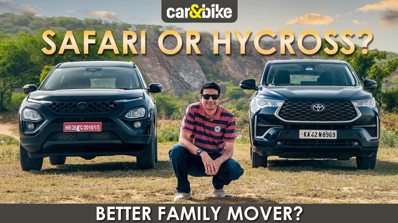 Toyota Innova HyCross Vs Tata Safari: The 3-Row Fight