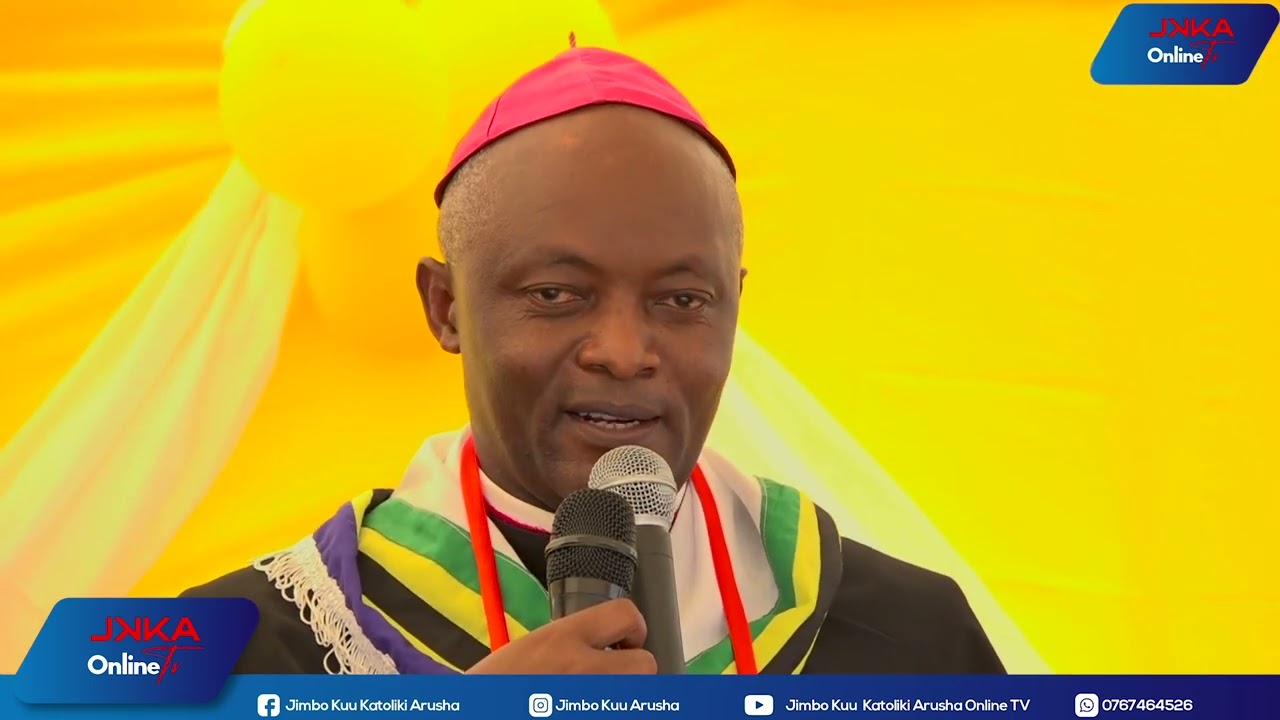 MAPOKEZI YA MHA. ASKOFU PROSPER B. LYIMO JIMBO JIPYA LA BARIADI.