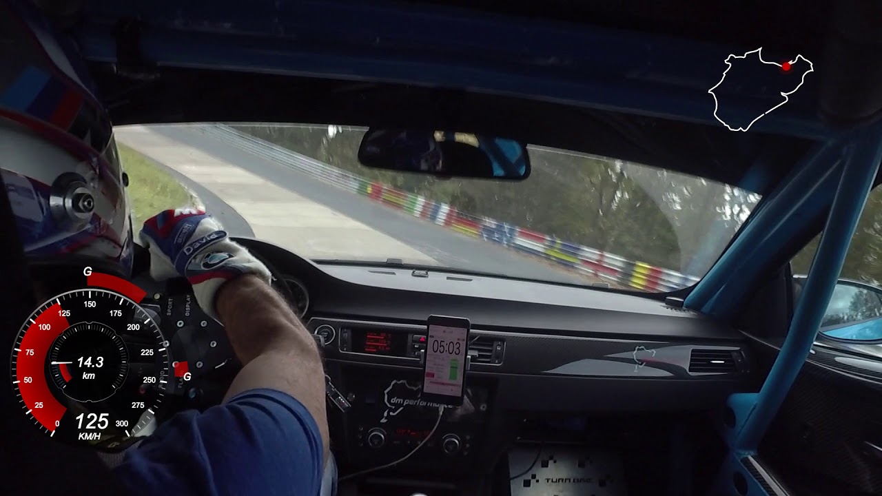 DM PERFORMANCE BMW E92 M3 4 4L and PORSCHE 991 GT3 RS Nürburgring