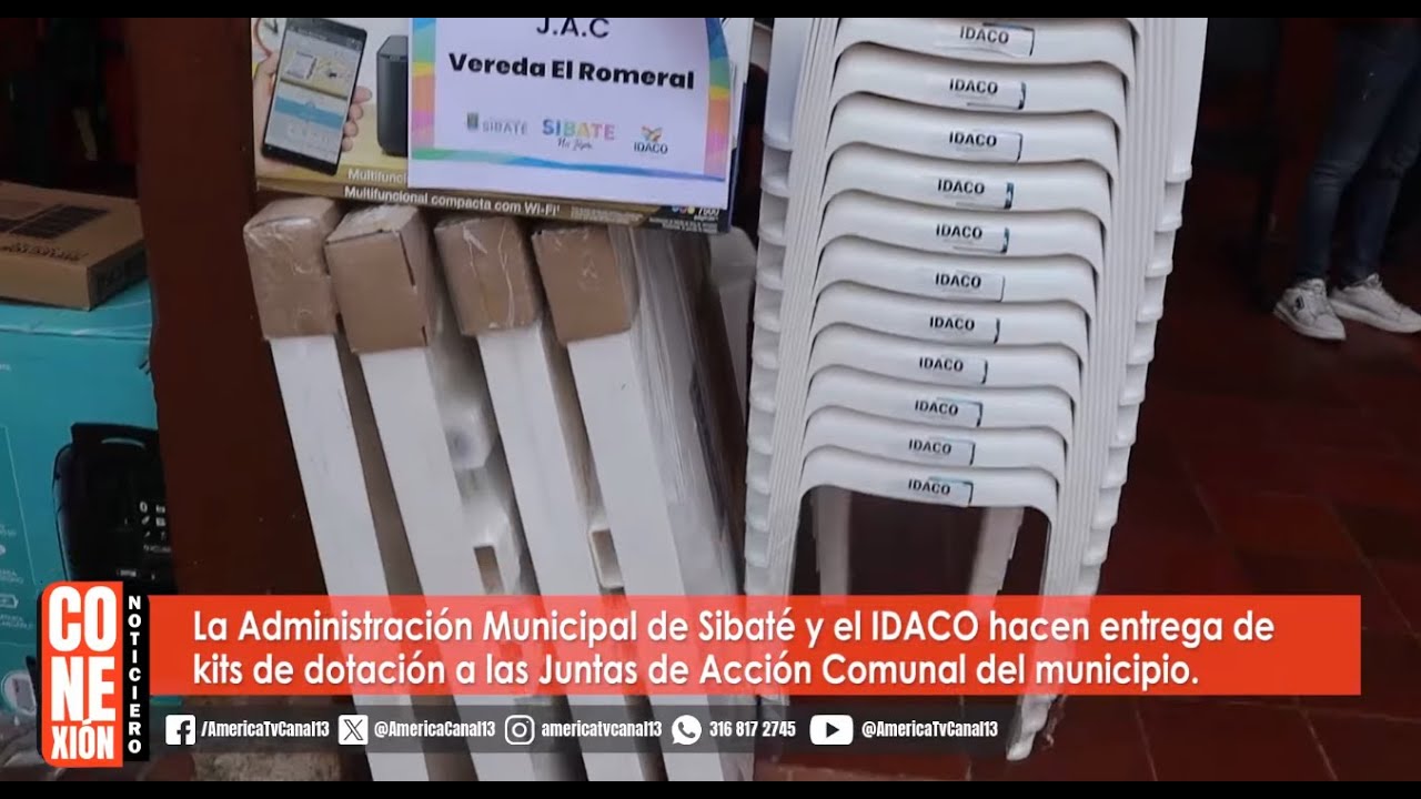 Sibaté entrega kits a sus líderes comunales 💥 ¡Así fue!