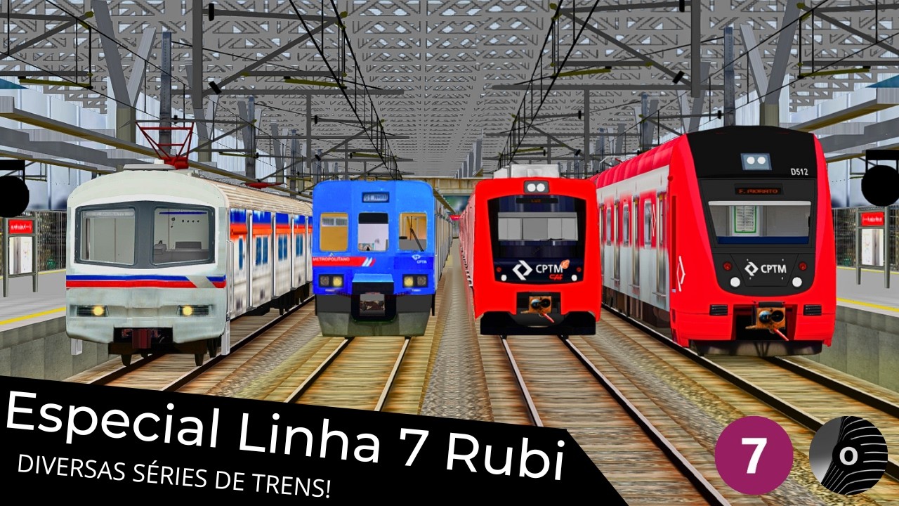 OpenBVE - ESPECIAL LINHA 7 RUBI da CPTM!