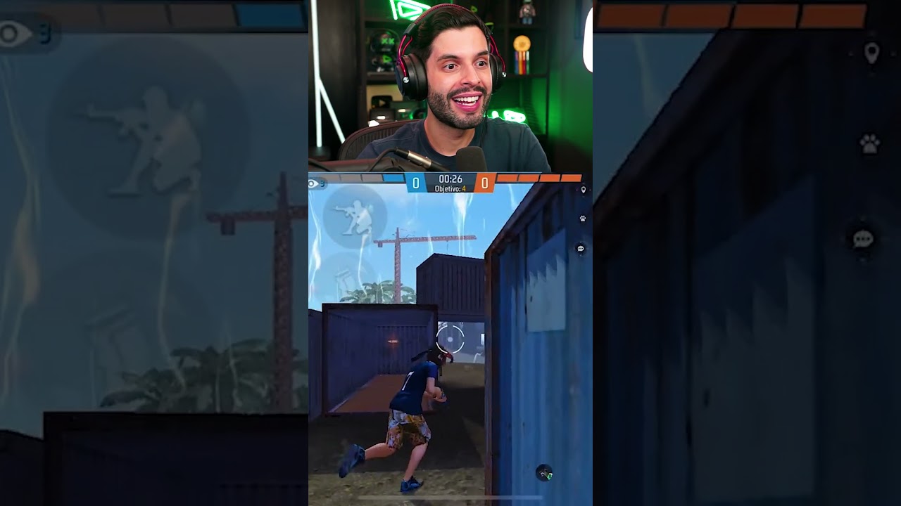 Impressionando os aleat&oacute;rios no Free Fire!! 🤯 #freefire