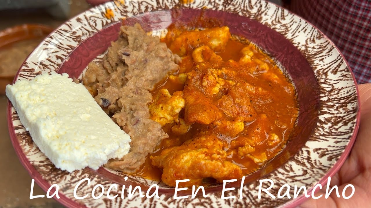 Huevos Al Albañil Almuerzo De Rancho La Cocina En El Rancho