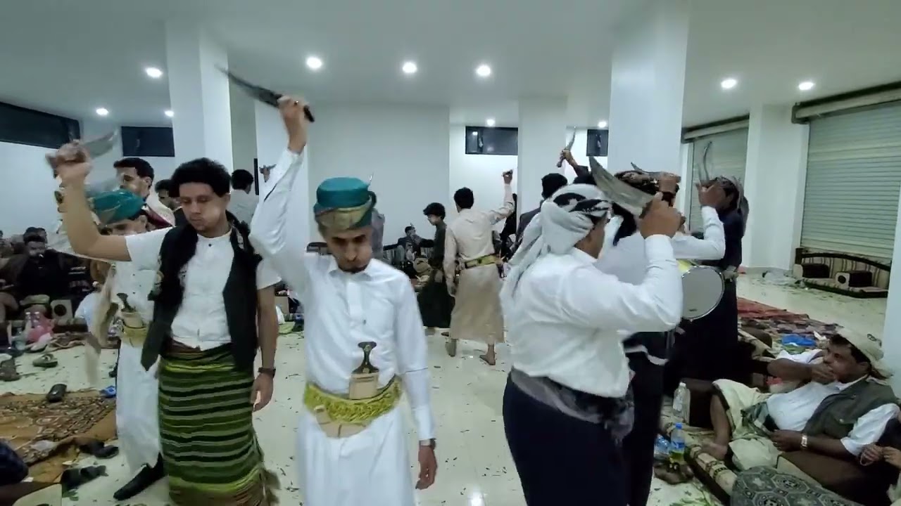 #رقص مزمار_حرازية في افراح ال عطيه و القطاع