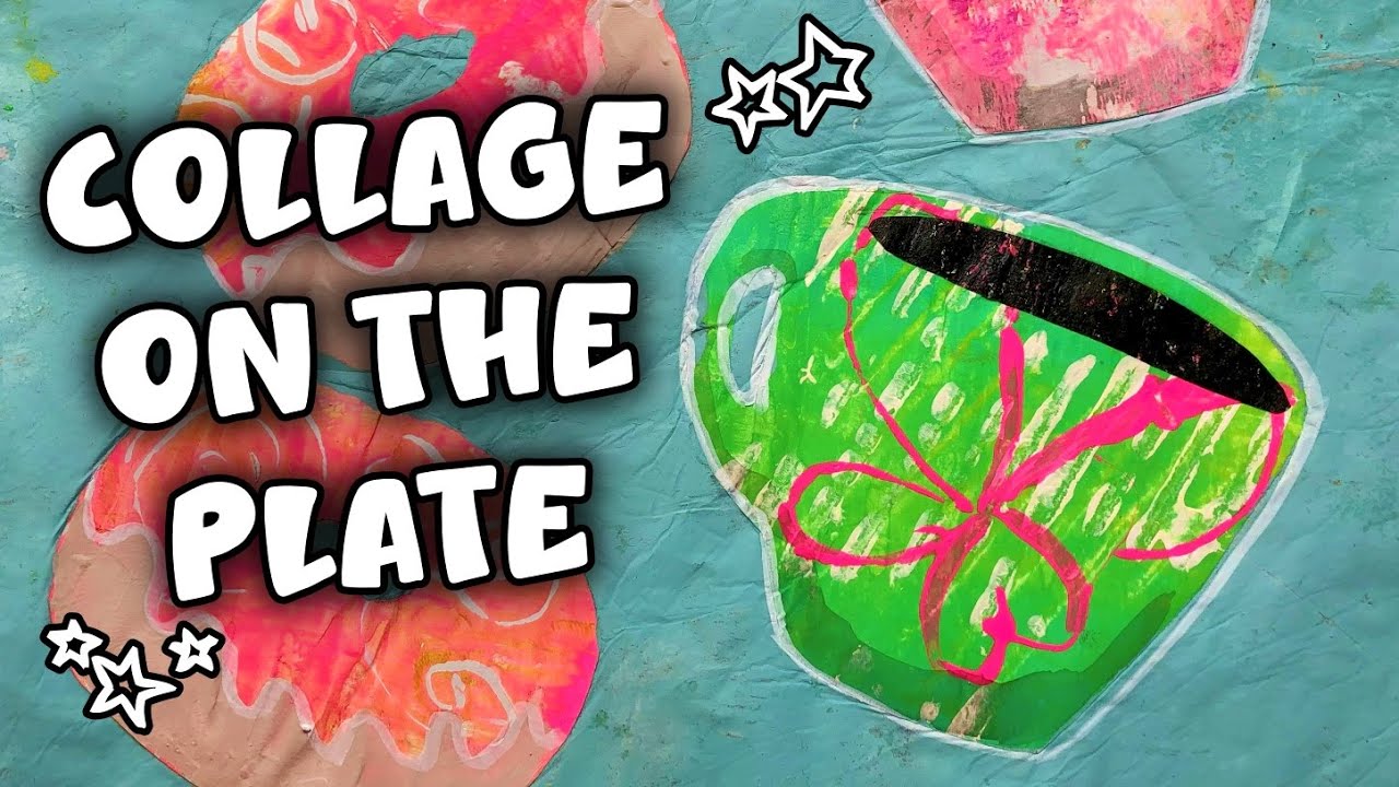 Easy Gelli Plate Collage | Print Directly on the Plate!