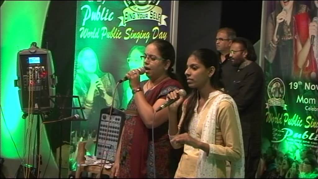 WPSD 2013 Momindia, Pranjali Thipse & Mohana Gadre ,(World's Public Singing Day) 19th Nov.2013