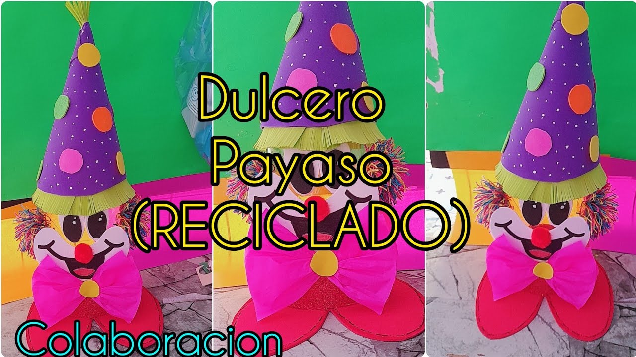 Dulcero de payaso //reciclado para día del niño 🤡👶#viral #abril #aslotumismo