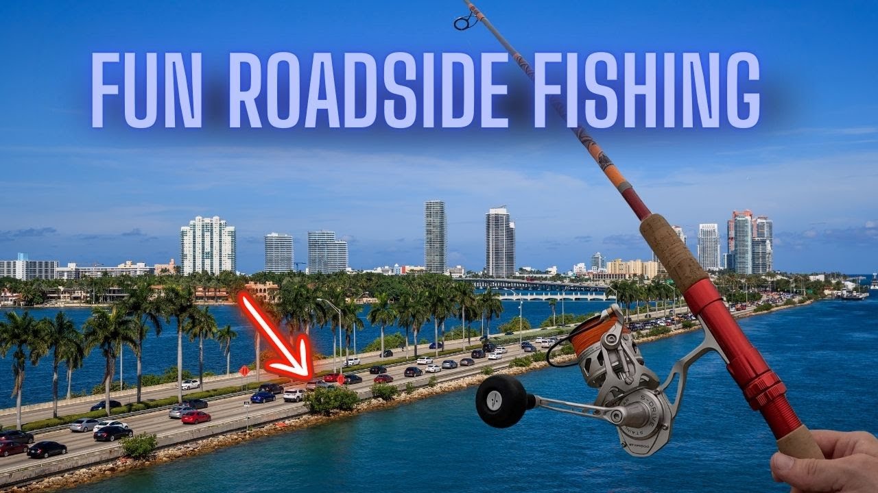 Roadside fishing adventure that nobody expects