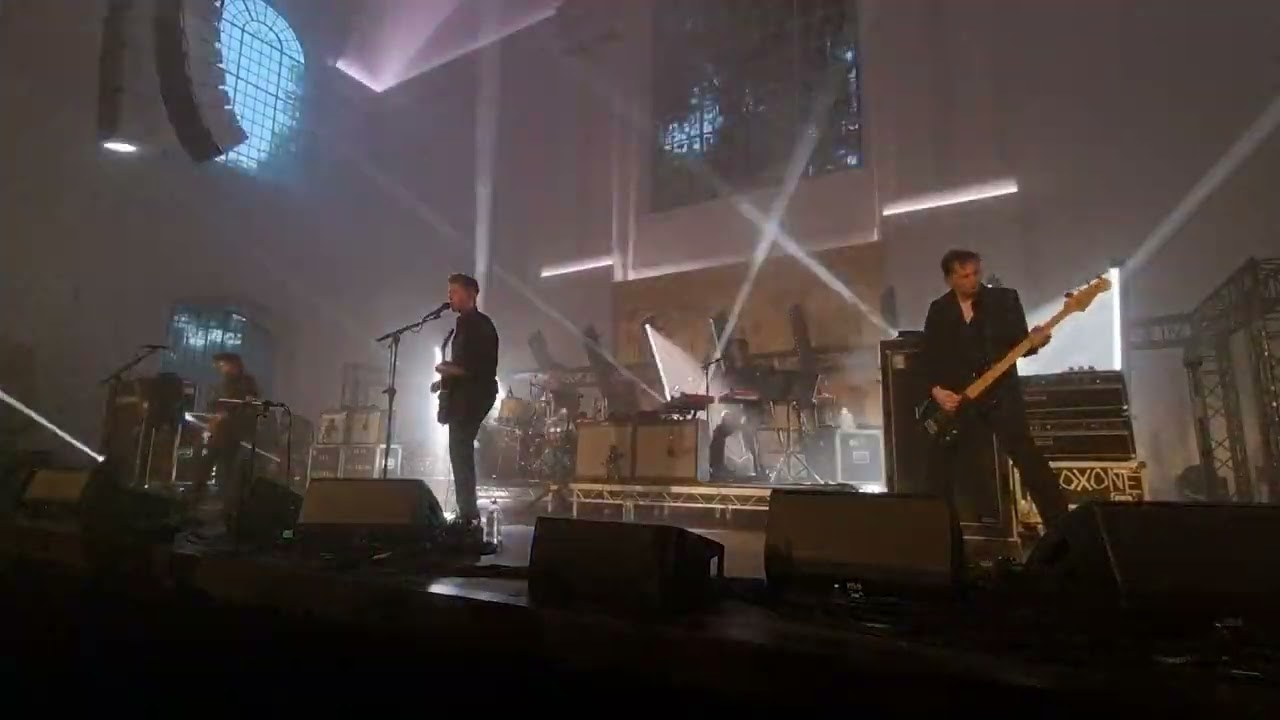 interpol live at St. John's Church, Hackney, London Obstacle 1