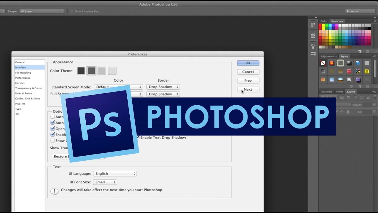 Tutorial Photoshop in Italiano - PHOTOSHOP CS6 - Nuova interfaccia e preferenze