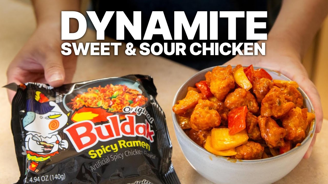 Making Panda Express Buldak Dynamite Sweet & Sour Chicken At Home | But Better