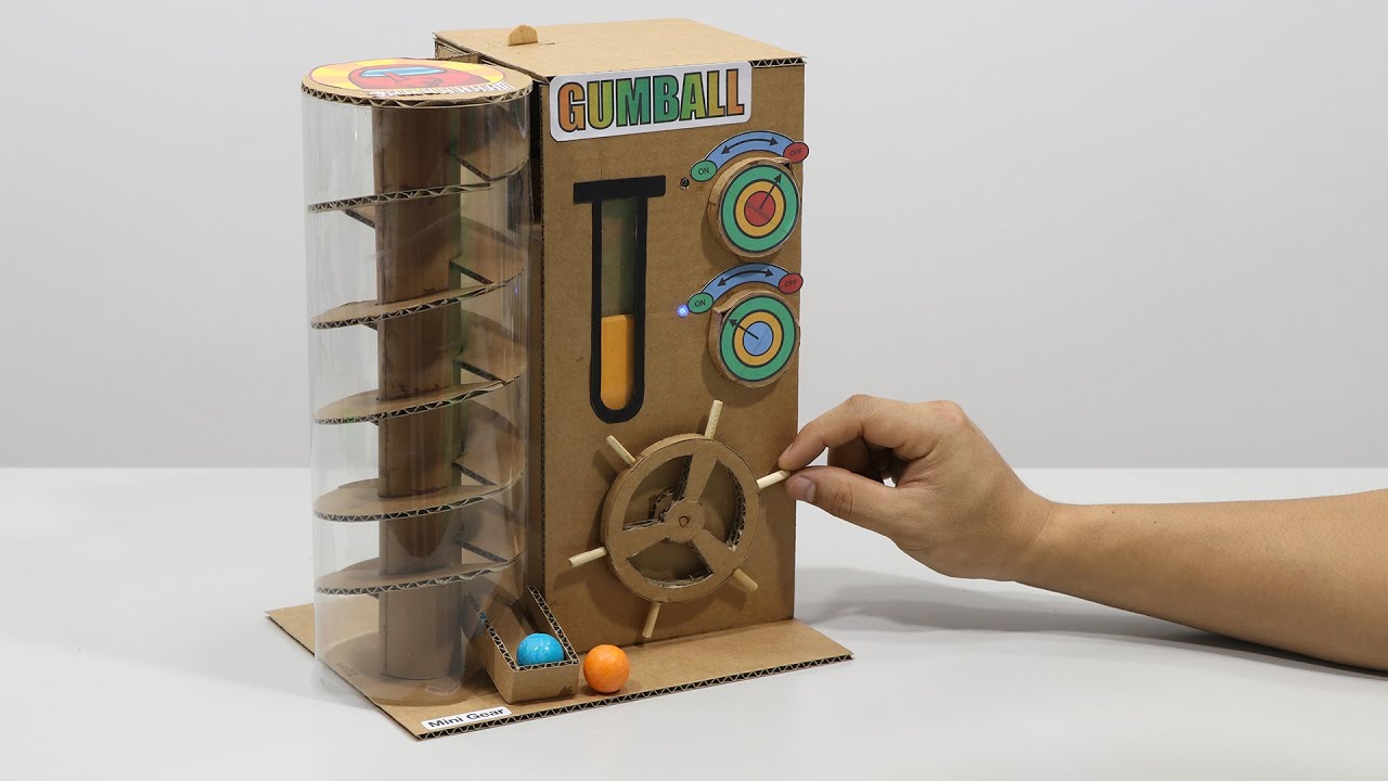 DIY Gumball Vending Machine at Home
