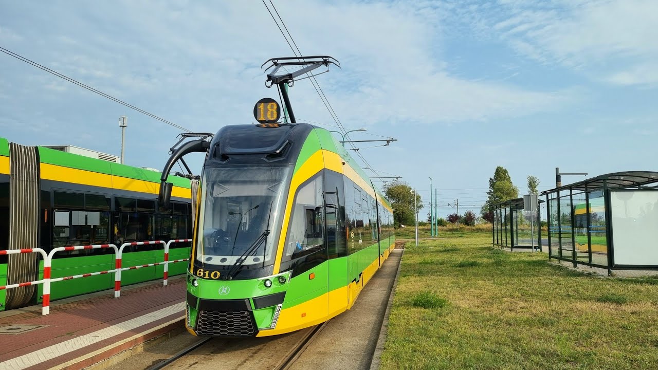 MPK Poznań - linia 18 | Moderus Gamma LF 02 AC #610